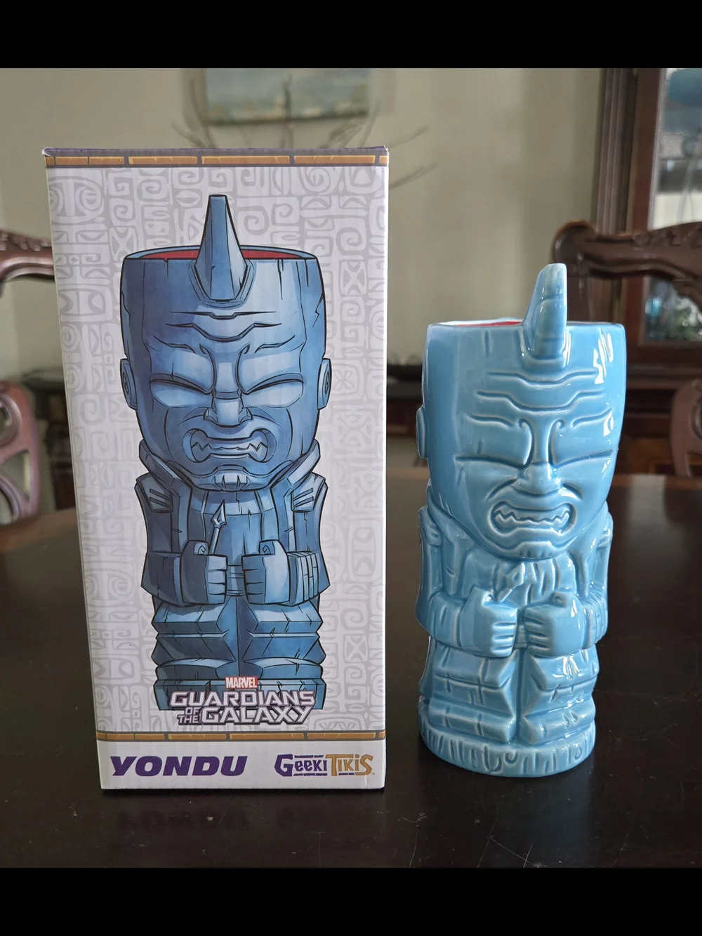 NEW - Marvel Yondu Blue Ceramic Tiki Vase (Loot-Crate)